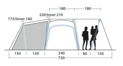 Outwell Mountain Lake 5ATC Tent (2022) -Outwell || Vango || Vango Airbeam Sales Store 111198 mountain lake 5atc drawing other4