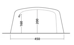 Outwell Queensdale 8PA Tent (2023) -Outwell || Vango || Vango Airbeam Sales Store 111270 queensdale 8pa drawing other5