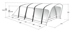 Outwell Springville 6SA Tent (2023) -Outwell || Vango || Vango Airbeam Sales Store 111277 springville 6sa drawing perspective2