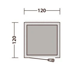 New Arrival -Outwell || Vango || Vango Airbeam Sales Store 111287 outwell seahaven comfort station single drawing floorplan3