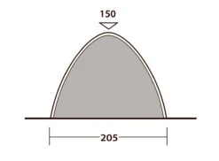 Outwell Free Standing Inner -Outwell || Vango || Vango Airbeam Sales Store 111289 free standing inner drawing other4