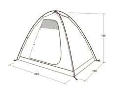 Outwell Free Standing Inner -Outwell || Vango || Vango Airbeam Sales Store 111289 free standing inner drawing perspective2