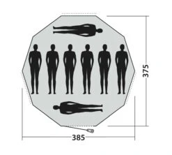 Easy Camp Moonlight Tipi Tent -Outwell || Vango || Vango Airbeam Sales Store 120381 moonlight tipi drawing floorplan3