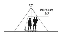 Easy Camp Moonlight Tipi Tent -Outwell || Vango || Vango Airbeam Sales Store 120381 moonlight tipi drawing other4