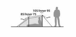 Robens Arch 2 Tent (2023) -Outwell || Vango || Vango Airbeam Sales Store 130274 arch 2 drawing other25 1