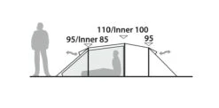 Robens Pioneer 3EX Tent (2022) -Outwell || Vango || Vango Airbeam Sales Store 130275 pioneer 3ex drawing other4