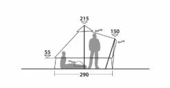 Robens Klondike S Tipi Tent (2022) -Outwell || Vango || Vango Airbeam Sales Store 130307 klondike s drawing other28