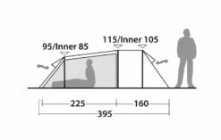 Robens Nordic Lynx 3 Tent (2023) -Outwell || Vango || Vango Airbeam Sales Store 130323 nordic lynx 3 drawing other4