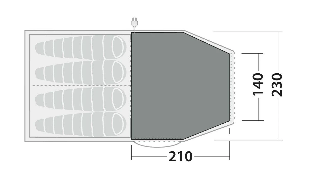 Robens Double Dreamer 4 Fleece Carpet (210*220) 3 Robens Double Dreamer 4 Fleece Carpet (210*220) - Image 3