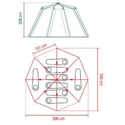 Coleman Octagon BlackOut Tent (2022) -Outwell || Vango || Vango Airbeam Sales Store 2000035195 11