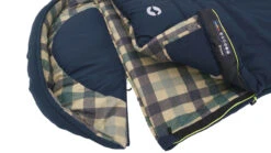 Outwell Camper Lux "R" Sleeping Bag Deep Blue (2023) -Outwell || Vango || Vango Airbeam Sales Store 230393 camper lux right side zipper feature photo4