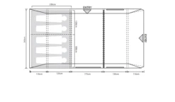 Outdoor Revolution Airedale 5.0s Tent (2022) -Outwell || Vango || Vango Airbeam Sales Store airedale 5s 1
