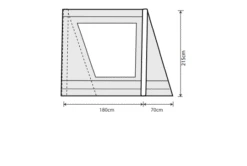 Outdoor Revolution Airedale 6.0s / 6.0se Front Porch Extension -Outwell || Vango || Vango Airbeam Sales Store airedale 6s se front porch extension fp 1