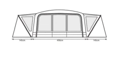 Outdoor Revolution Airedale 9.0DSE Tent (2022) -Outwell || Vango || Vango Airbeam Sales Store airedale 9se 2