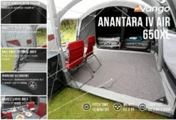 Vango Airbeam Vango Anantara IV 650xl Air Tent (2023) 13 Vango Airbeam Vango Anantara IV 650xl Air Tent (2023) -Outwell || Vango || Vango Airbeam Sales Store anantara iv air 650xl low res