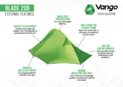 Vango Blade 200 Tent (2022) -Outwell || Vango || Vango Airbeam Sales Store blade 200