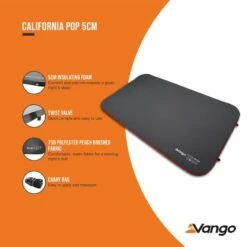 Vango California Pop 5cm Self Inflating Mattress -Outwell || Vango || Vango Airbeam Sales Store california pop 5cm low res