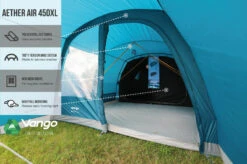 Vango Airbeam Vango Aether Air 450XL Tent (2022) -Outwell || Vango || Vango Airbeam Sales Store earth collection airbeam infographics call outs5