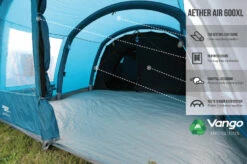 Vango Airbeam Vango Aether Air 600XL Tent (2022) -Outwell || Vango || Vango Airbeam Sales Store earth collection airbeam infographics call outs7