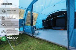 Vango Joro Poled 600XL Tent (2022) -Outwell || Vango || Vango Airbeam Sales Store earth collection poled infographics call outs3