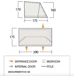 Vango Airbeam Vango Studio Large For Anantara IV (TA010) -Outwell || Vango || Vango Airbeam Sales Store floorplan studio l 1