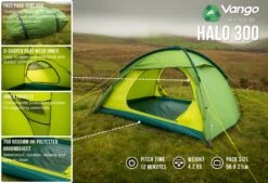 Vango Halo 300 Tent (2022) -Outwell || Vango || Vango Airbeam Sales Store halo 300 low res2