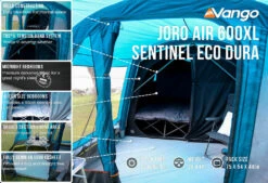 Vango Airbeam Vango Joro Air 600xl Dura Tent (2023) -Outwell || Vango || Vango Airbeam Sales Store joro air 650xl sentinel eco dura low res