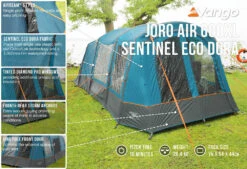 Vango Airbeam Vango Joro Air 600xl Dura Tent (2023) -Outwell || Vango || Vango Airbeam Sales Store joro air 650xl sentinel eco dura low res2