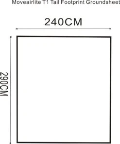 Outdoor Revolution Movelite T1 Tail Footprint