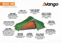 Vango Nevis 100 Tent (2023) -Outwell || Vango || Vango Airbeam Sales Store nevis 100 small