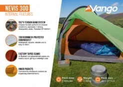 Vango Nevis 300 Tent (2023) -Outwell || Vango || Vango Airbeam Sales Store nevis 3002