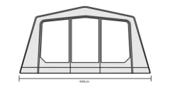 Outdoor Revolution O-Zone XTR Safari Front Porch Extension -Outwell || Vango || Vango Airbeam Sales Store safari extension floorplans 3