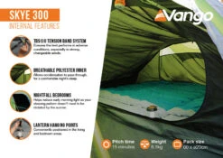 Vango Skye 300 Tent (2022) -Outwell || Vango || Vango Airbeam Sales Store skye 300 infographic2 lr