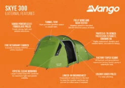 Vango Skye 300 Tent (2022) -Outwell || Vango || Vango Airbeam Sales Store skye 300 infographic lr