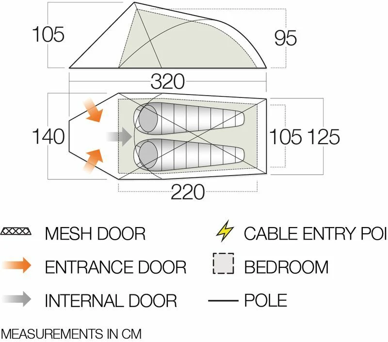 Vango Helvellyn 200 Tent (2022) 2 Vango Helvellyn 200 Tent (2022) - Image 2